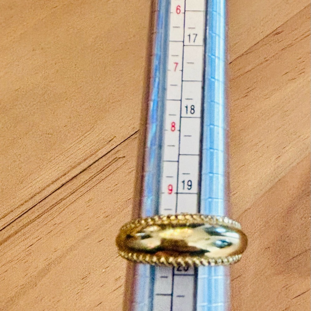 Carolyn Pollack Relios Brass Ring Size 10 Native Tribal Southwestern